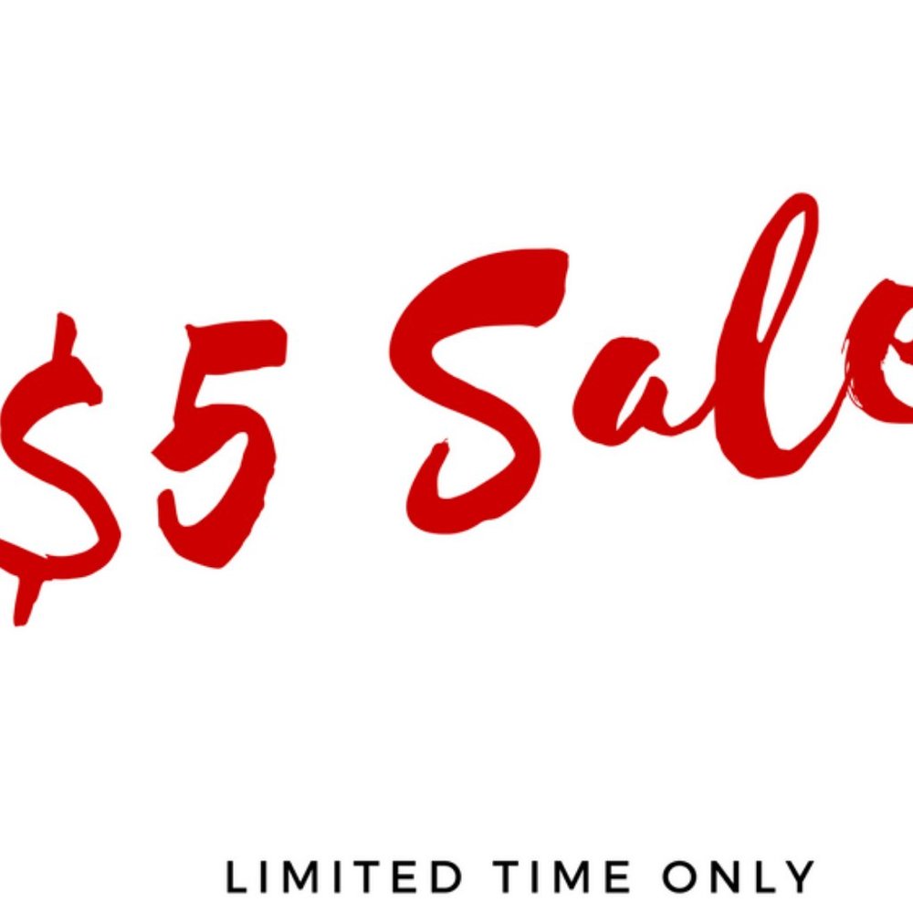 Closet clear-out sale  $5 👠 $5 $7 $9 on clothing item new unused unworn